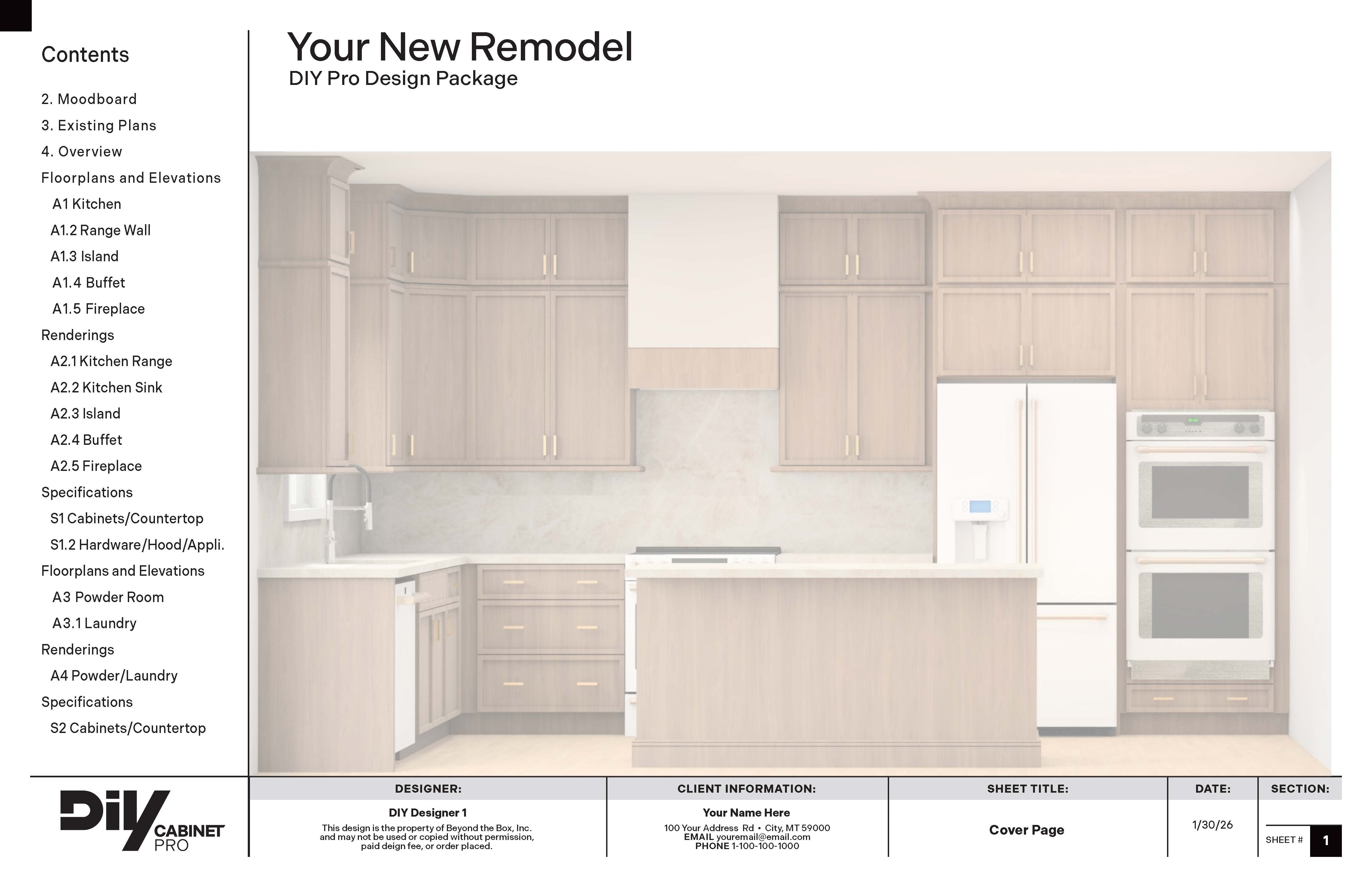 DIY Pro Design Package – DIY Cabinet Pro