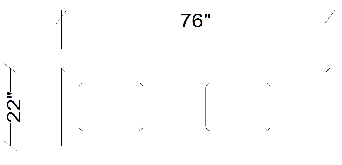 Espresso Double Vanity