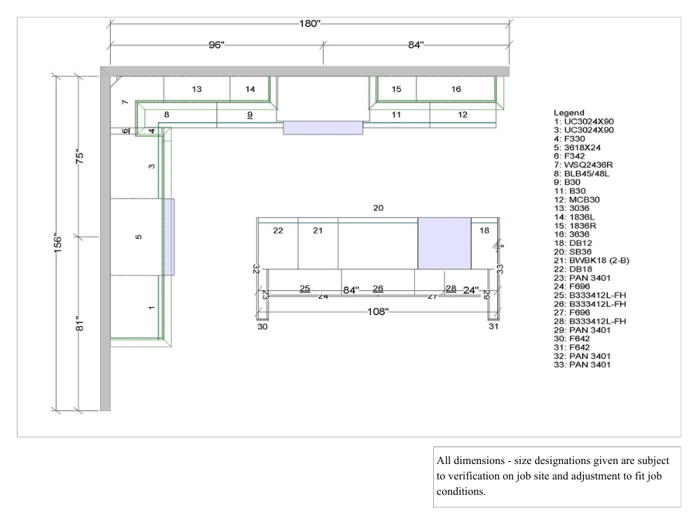 Misty Grey Elevated Kitchen