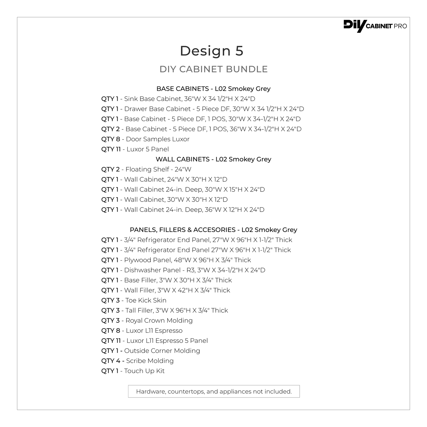 Espresso Rustic Kitchen with Island