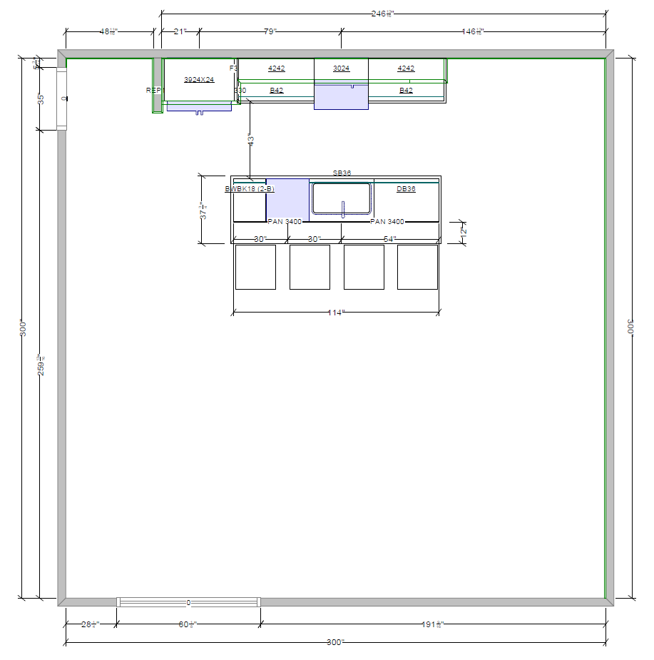 White Studio Kitchen