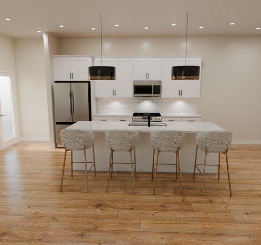 White Studio Kitchen