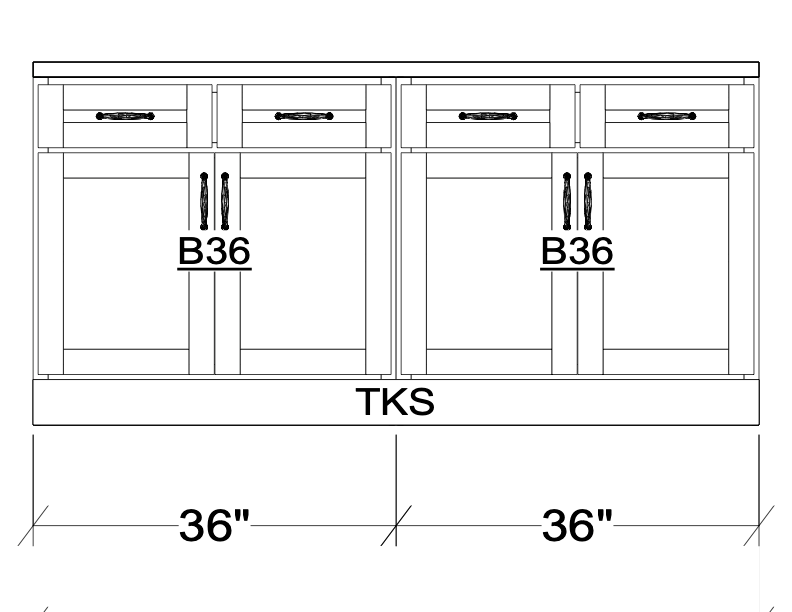 Espresso Rustic Kitchen with Island