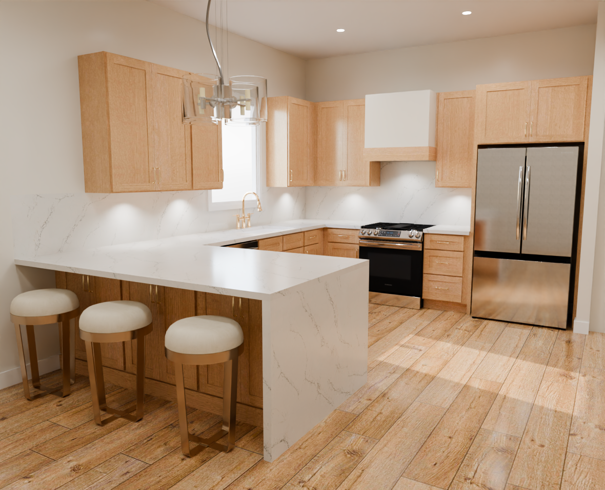 Harvest Kitchen with Peninsula