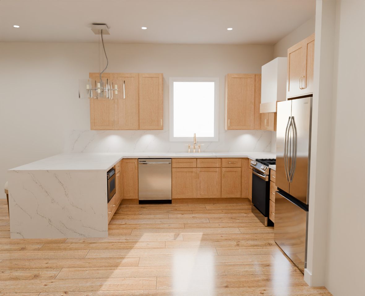 Harvest Kitchen with Peninsula