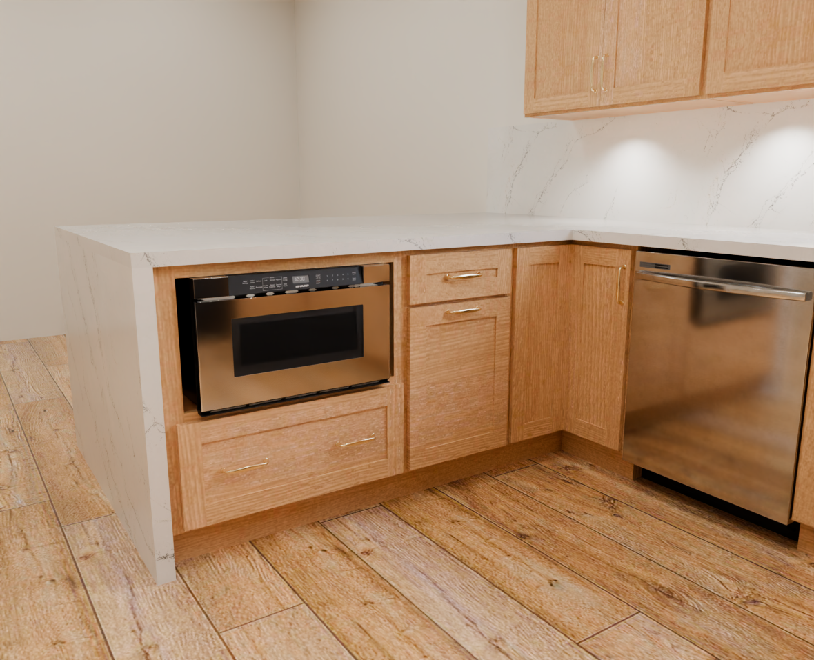 Harvest Kitchen with Peninsula