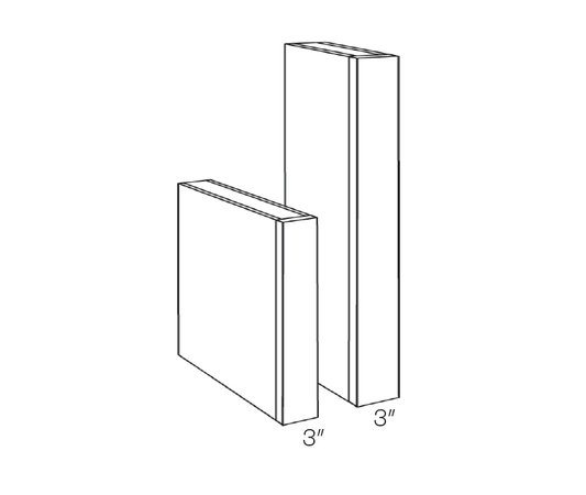 Base Column, 3″W X 34 1/2″H X 30″D