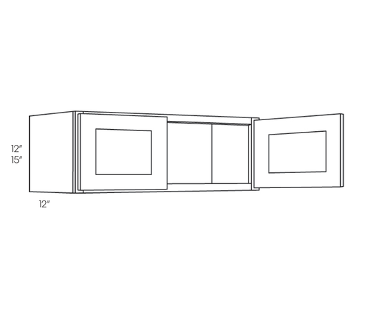 Wall Cabinet, 24″W X 15″H X 12″D
