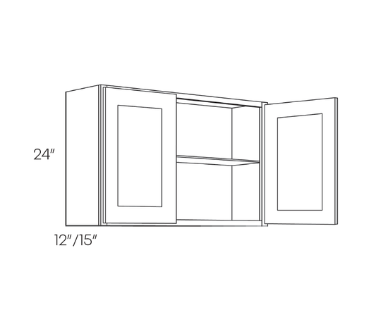 Wall Cabinet, 36″W X 24″H X 12″D