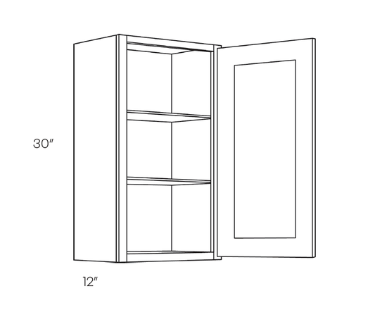 Wall Cabinet, 15″W X 30″H X 12″D